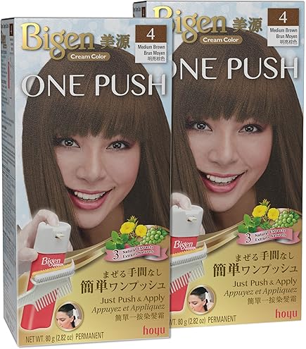 Amazon.com : Bigen One Push 6 Darkest Brown - 2 Pack : Beauty